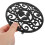 Black Cast Iron Pot Stand with Antislip Heat Insulation for Tabletop 7