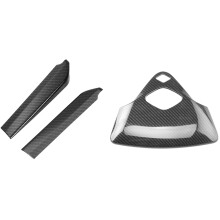 3 Pcs Car Accessories: 1 Pcs Car Front Reading Light Cover & 2 Pcs Front Door Window Triple-Cornered a Column Cover