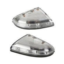 2 Pcs Car Front Side Mirror Turn Signal Light Lamp for 09-14 Ram 1500 10-14 2500, Right & Left