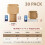 30Pack7x7x2Shipping Box, Λευκό κυματοειδές χαρτόνι Mailer Box για συσκευασία, αλληλογραφία, 2