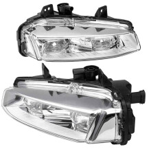 2Pcs Passenger Side Car Front Bumper Fog Lamp Light for Evoque 2011-2015, Right & Left