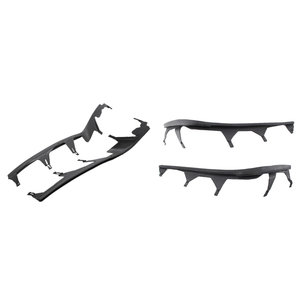 2Pair Front Upper Headlight Cover Strip Set Trims Headlight Sealing Strip & Gasket For E46 4 Door 325I 2002-2005 4713401125048