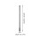 Black telescopic boom pole for microphone stands 1.2m 6