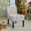 Upholstered Accent Chair White Urban Style Solid Wood Legs 3