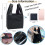 Sacolas de compras reutilizáveis, dobráveis, leves e laváveis. 3