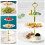 Βάση για Cupcakes, δίσκος σερβιρίσματος 3 επιπέδων, βάση για επιδόρπιο Cupcakes, 4