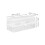 Vit väderbeständig utomhuselbox, 1-pack 2