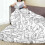 Black and White Cat Blanket 50 x 60 in 5