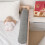 Almohada cervical de algodón y lino con funda extraíble. 6