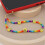 Ciondoli per braccialetti con perline acriliche e perline finte per cellulari, lunghezza 25-30 cm, 5 pezzi 3