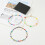Ciondoli per braccialetti con perline acriliche e perline finte per cellulari, lunghezza 25-30 cm, 5 pezzi 7