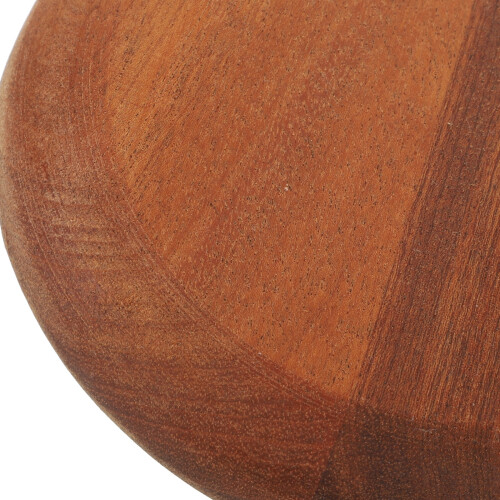 Rundt serveringsfad i træ, 12 cm 1