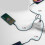 Cable de carga USB múltiple 5V2A 3 en 1 Cable de carga Tipo C a 3 puertos Tipo C 6