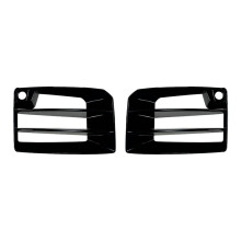 Car Front Fog Lamp Splitter Spoiler Fog Lamp Cover Trim Grille for 2 Series M2 G87 2023+ Bright Black