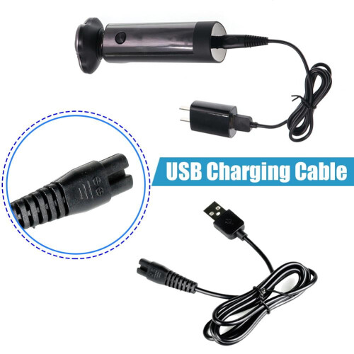 Καλώδιο φόρτισης USB για ηλεκτρική ξυριστική μηχανή, καλώδιο τροφοδοσίας, 1