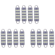 Bulb 44mm Bright White Festoon LED Bulb,20 Smd Rigid Loop 1.73 Inch Interior Dome Map LED Lights 561 562 567,Pack of 12