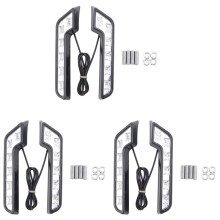 6X 12V Super Bright DRL LED Daytime Running Lights for Cars Auto Waterproof LED Driving Lights Fog Lamps Car Styling