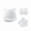 Set composto da cappellino, guantini e calzini per neonato prematuro 3