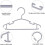 Baby Clothes Hangers Gray 60 Pack 3