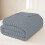 Raschel Fleece Blanket Thermal Double-Layer Dark Gray 3