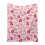 Valentine's Day Red Heart Flannel Throw Blanket 2