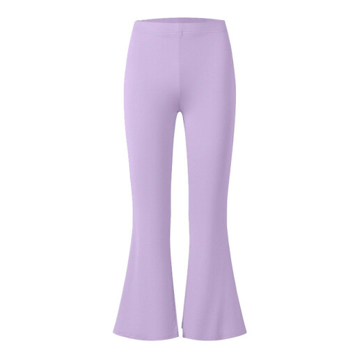 Leggings évasés taille haute pour filles (1 paire) 1