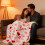 Valentine's Day Red Heart Flannel Throw Blanket 6