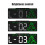 Digital Alarm Clock, LED Display with Date and Temperature, Multi-Functional Electronic Clock, Green LED Light, Black 6