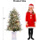 3ft Pre-Lit Mini Christmas Tree with Warm White LED Lights 4