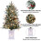 Pre-Lit Mini Christmas Tree 3FT with 78 Warm White Lights 7