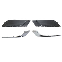 Fog Light Lamp Cover Bezel & Chrome Trim Left & Right for Fusion 2017-2018