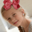 12pcs4.5in Solid Pink Ribbon Hair Bows Voluminous Design Clips 5