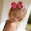 12pcs4.5in Solid Pink Ribbon Hair Bows Voluminous Design Clips 6