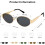 Γυαλιά ηλίου SOJOS UV Protection Unisex Classic Retro Oval, μοντέρνα, χρυσά/γκρι 2