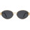 Γυαλιά ηλίου SOJOS UV Protection Unisex Classic Retro Oval, μοντέρνα, χρυσά/γκρι 6