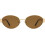 Γυαλιά ηλίου SOJOS UV Protection Unisex Classic Retro Oval, μοντέρνα, χρυσά/γκρι 8