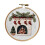 Christmas Embroidery Kit Christmas Pattern DIY Needlepoint Set with Instructions Fireplace 4
