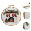 Christmas Embroidery Kit Christmas Pattern DIY Needlepoint Set with Instructions Fireplace 6