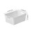 Plastic Storage Basket – Tabletop Organizer Bin for Bath, Kitchen, Office; Stackable, Hollow Woven, with Handles 3