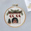 Christmas Embroidery Kit Christmas Pattern DIY Needlepoint Set with Instructions Fireplace 8