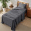 Ensemble de draps Queen à poches profondes – 100 % polyester, dimensions 53 cm 5