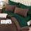 Queen-size seng i pose-sett – ensfarget, 7 deler 4