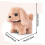 Cachorrinho de brinquedo interativo que anda e late para crianças 3