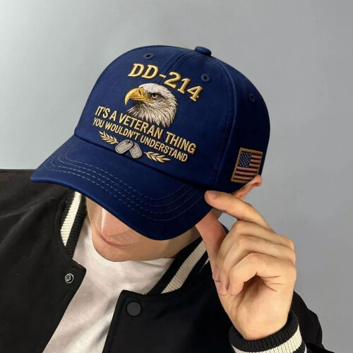 Veterans Casual Baseball Cap Vintage Distressed Cotton 2