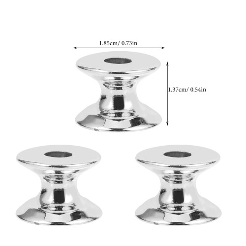 Aluminum Dresser Knobs Silver 10 Pack 1