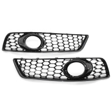 Fog Lights Cover Car Front Bumper Fog Lamp Frame Grille for A3 8P 2009-2013 8P0807682J 8P0807681AA,A