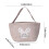 Easter basket with handle imitation linen1piece 3
