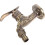 Deepcraft wastafelkraan donkerbruin zinklegering 1 set 4