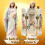 3D-krybbefigur, triptyk, antikk bronseharpiks 4