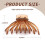 Fermagli per capelli spessi, extra large, confezione da 4 2